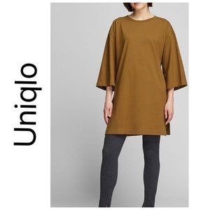 Uniqlo Brown Tunic Top